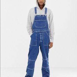 ASOS COLLUSION mid wash overalls